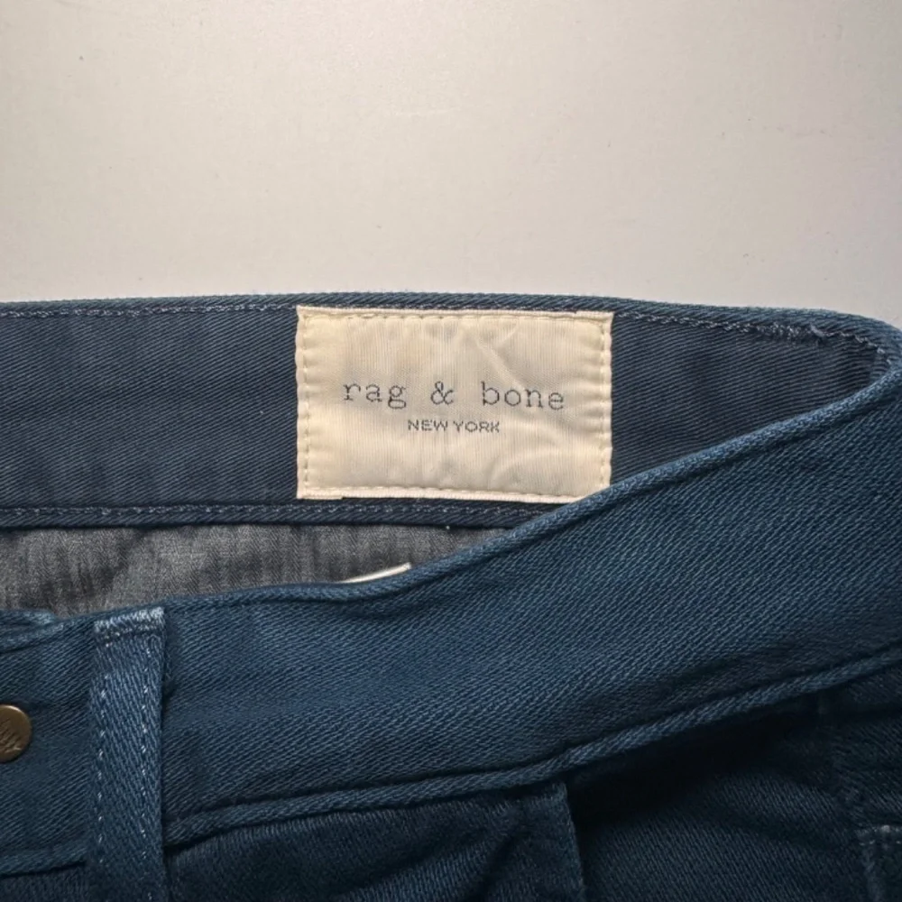 Rag & Bone Slim Fit Pants Men's Size 30 Deep Indigo Casual Cotton Hemp